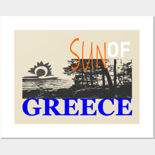 Sun Of Greece Posters and Art